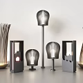 Modern Outdoor Lights With Unique Stylish Designs And Metal Frames For Garden Use