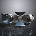 Searchlight Spotlight Stage Lighting Stage Lighting Equipment Lighting Lamp Photo Car Lighting Equipment 3d model