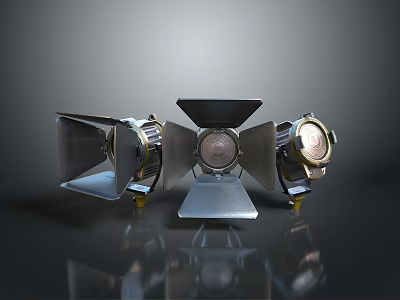 Searchlight Spotlight Stage Lighting Stage Lighting Equipment Lighting Lamp Photo Car Lighting Equipment 3d model