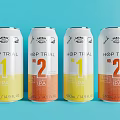Hop Trail IPA Beer Cans Featuring 4.6% ABV and 14.9 FL OZ Volume