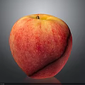 Fresh Ripe Red And Yellow Apple With Shiny Smooth Skin And Juicy Flesh