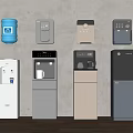 Modern water dispenser pipeline machine direct drinking machine 3d model