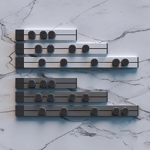 Modern socket rail socket 3d model