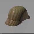 Classic Brown Beige Checkered Flat Cap With Stylish Design For Casual Wear