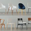 Modern Accent Chairs With Various Designs Wooden And Metal Legs In Different Colors