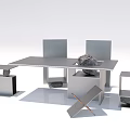 Modern Tea Table And Chairs Interior With Sleek Metal Frame Stone Decor And Geometric Design