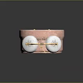 Retro alarm clock alarm 3d model
