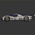 Volkswagen R Race Car With Streamlined Design White Body And 26 Number