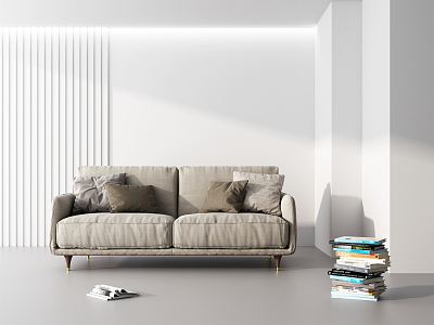 Modern double sofa model