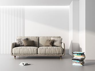 Modern double sofa 3d model