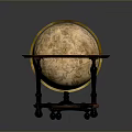 Globe Antique Globe Old Globe Retro Globe Game Item Game Props Game Equipment 3d model