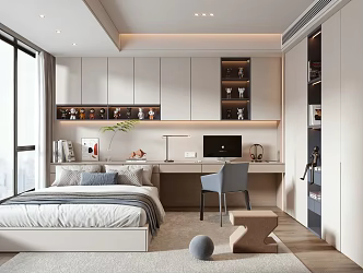 Tatami Bedroom Second Bedroom 3d model