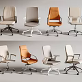 Modern Office Chairs With Swivel Base Adjustable Arms And Multiple Color Upholstery Options