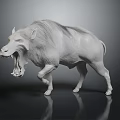 Modern Fierce Tooth Ancient Creatures 3d model