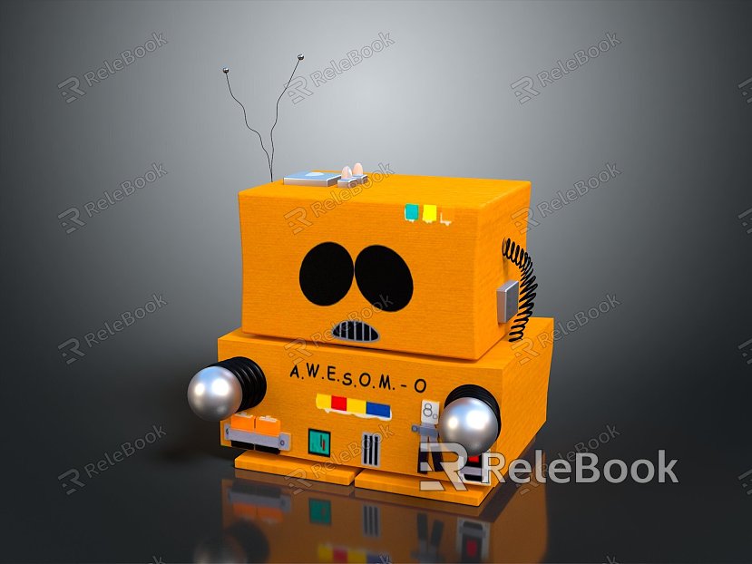 Robot Robot Assistant Small Robot Robot Butler Robot Butler Figure Game Figure model