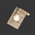 Modern Security Checkpoint With Barbed Wire Fence Sandbags Wooden Platform And Scattered Items