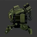 Modern Robot Tower Defense Robot Automatic Defense Robot 3d model