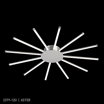 Modern Ceiling Light Collection Aster Modern LED 3d model