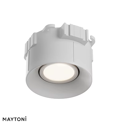 Modern White Recessed Downlight Spotlight With Sleek Design For Ceiling Lighting 3d model