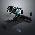 High Quality Car Parts Including Steering Wheel Dashboard Gear Shift And Infotainment Screen