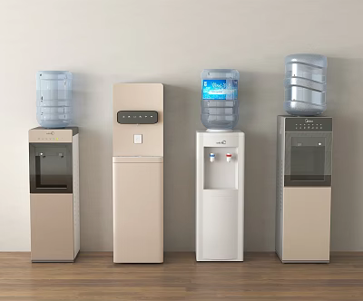 Various Water Dispensers As Daily Use Electrical Appliances With Modern Designs 3d model