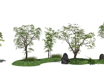 Modern Tree Landscape Tree Arbor Trees 3d model