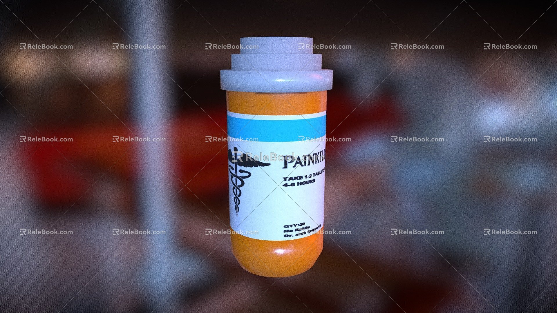 painkillers 3d model