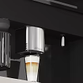 Miele Modern Kitchen Coffee Machine With Automatic Milk Froth And Digital