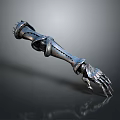 Industrial Mechanical Arm With Metallic Construction And Articulated Joints Design