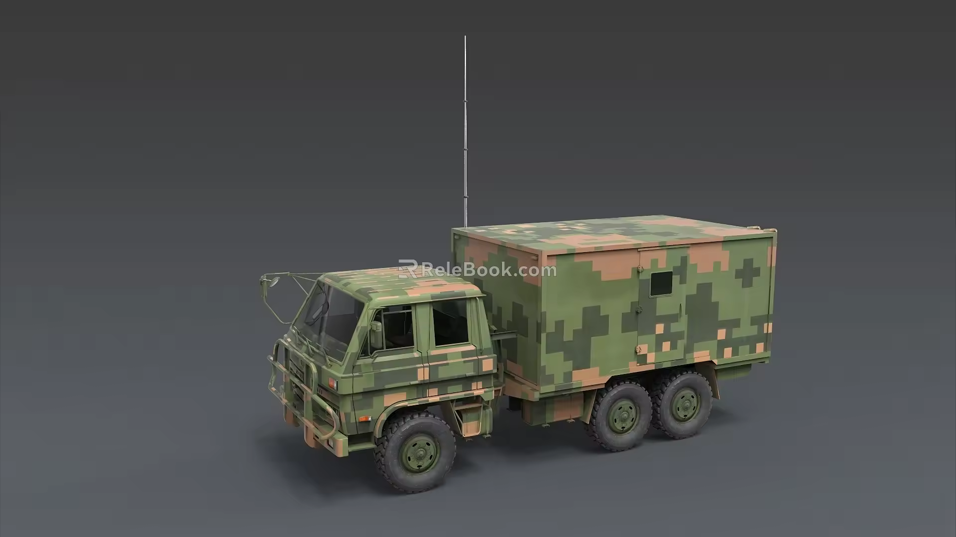 unit command vehicle military command vehicle battalion command vehicle command vehicle shelter command vehicle military communication vehicle support vehicle 3d model