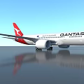 Qantas and Air New Zealand Passenger Planes Including B787 B737 and A321 Models