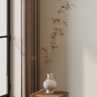 Floriculture Ornaments Potted Plant Ornaments Dried Flower Ornaments 3d model