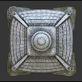 Traditional Japanese Stone Lantern Outdoor Light With Multi Layer Structure And Garden Decoration