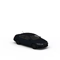 Dark Blue Modern Sedan With Sleek Body Design And Alloy Wheels
