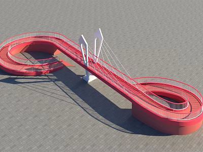 The Modern Bridge 3d model The Modern Bridge 3d model