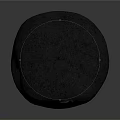 Black Beret Featuring Eagle Emblem And Circular Badge With Red Center