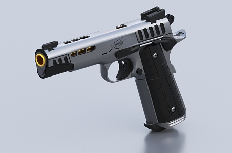 Pistol Weapon Desert Eagle Firearm PM Pistol Mark Pistol Silencer Pistol Sand Eagle 3d model