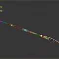 Spear Ancient Weapon Cold Weapon Medieval Item Medieval Weapon Sword Axe 3d model
