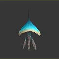 Futuristic Spaceships Flying With Blue Yellow Flames And Reflection On Dark Background