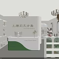 Elegant Oriental Dance Fitness Studio With Modern Reception And Workout Space