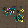 Modern Butterfly Craft 3d model