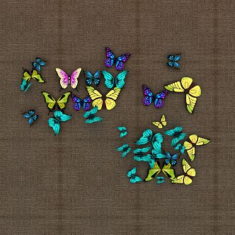 Modern Butterfly Craft 3d model