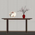 New Chinese-style Duanjing Desk Case 3d model