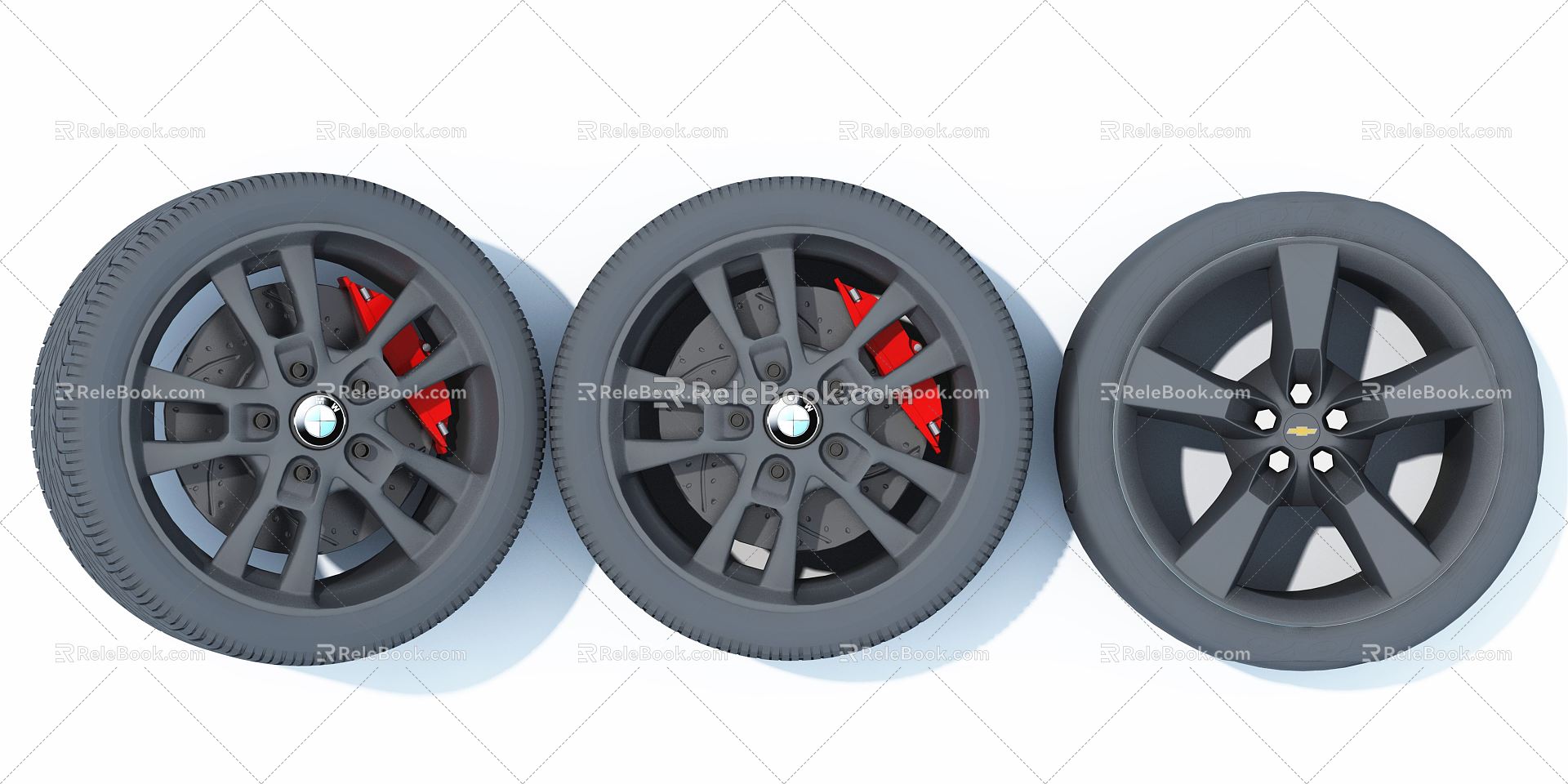 Modern Tires 3d model