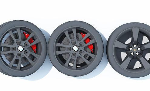 Modern Tires 3d model