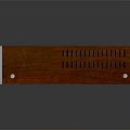 Vintage Commercial Equipment With Wooden Top Metal Front Panel Control Buttons And Digital