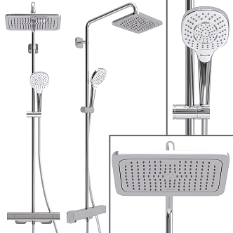 Modern Shower Hansgrohe Shower 3d model