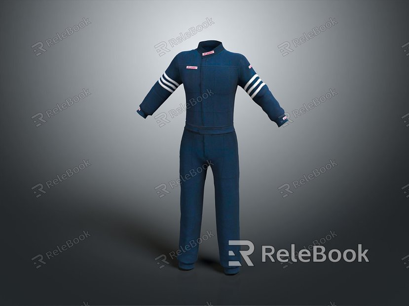 Modern Racing Uniform Workwear Racing Suit Driver Uniform model