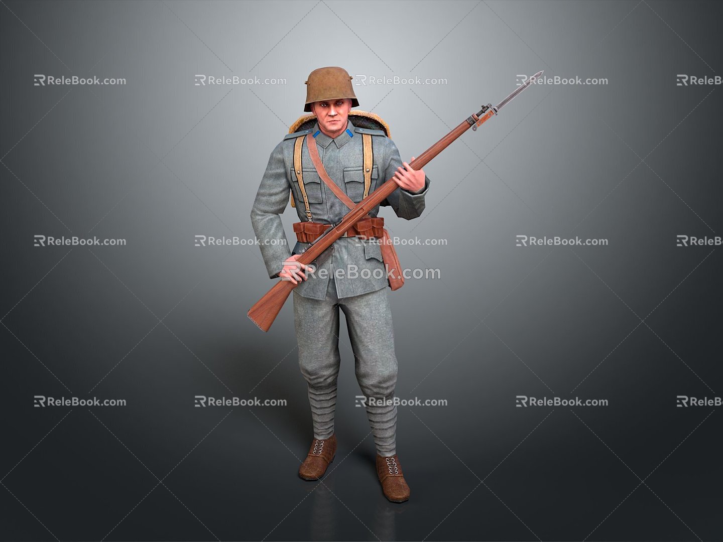 Soldiers World War II Soldiers World War II German Soldiers World War II German Soldiers Military Mercenaries model