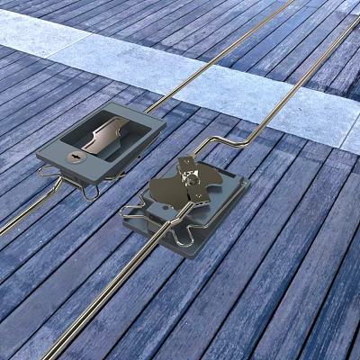 Modern buckle hand buckle 3d model